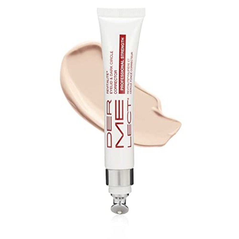 Dermelect Revitalite Eyelid & Dark Circle Corrector- Professional Strength, Anti-Aging Eye Cream with Peptides, Brightening & Tightening Ingredients- Dark Circles, Puffiness, Droopy Eyelids & Wrinkles