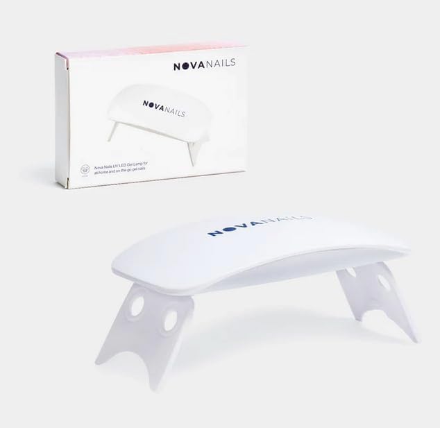 NOVA Gel Nail Lamp - Portable 6W UV Curing Light with 2 Timers | Perfect for Gel Manicure & Nail Art