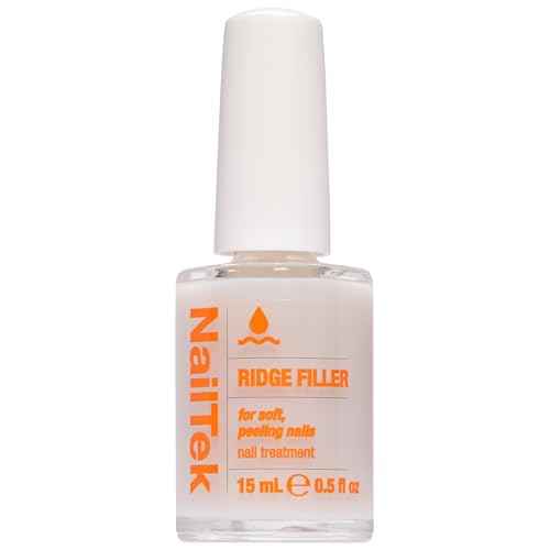 Nail Tek Ridge Filler Formula 2 ? Clear Ridge Filler for Nails Base Coat, Nail Strengthener Polish for Soft & Peeling Nails, 0.5 fl oz