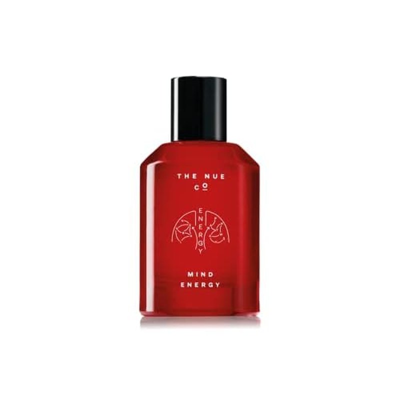 The Nue Co. MIND ENERGY Instant Stress Relief Unisex Fragrance - Clary Sage, Juniper, Pink Peppercorn + Clove - Vegan 50mL / 1.69 oz