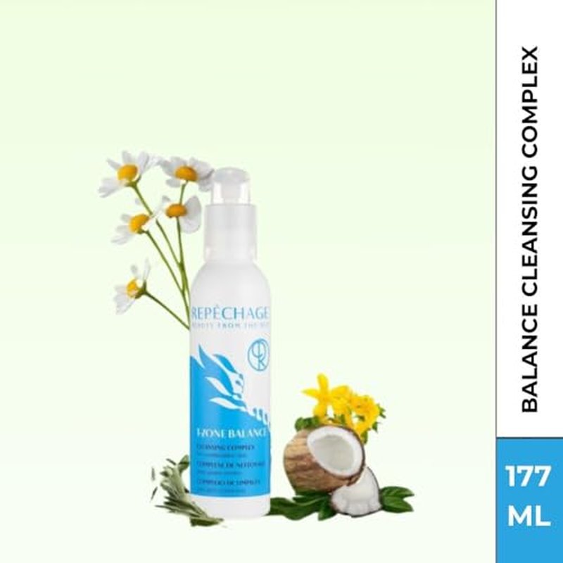 Repechage T-Zone Balance Cleansing Complex For Combination Skin - Hydrating Daily Facial Cleanser with Squalane, Helps Minimize Pores, Balancing Face Wash for Oily, Combination Skin, Soap-Free, 6 oz.