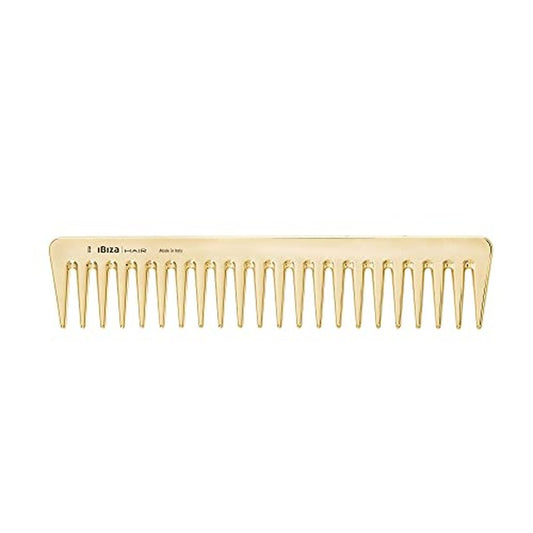 Ibiza Hair Detangling Comb | Large Wide Tooth Detangler Comb | Ideal for Straight or Curly Hair | Wet or Dry | Professional-Grade Styling Comb for Men and Women