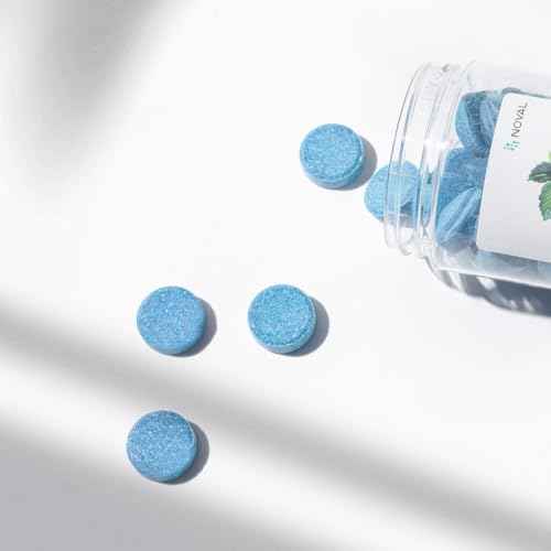 NOVAL Pedicure Supplies Spa Tablets Foot Bath Foot Soak for Softening Skin Care, 100g (Mint)