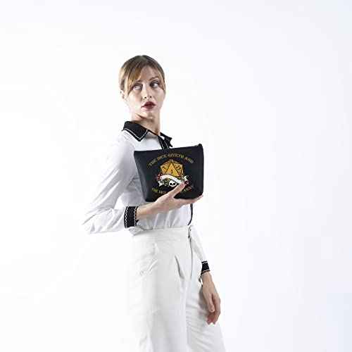 The Dice Giveth and The Dice Taketh Away DM Bag of Holding Zipper Pouch Players Dice Bag