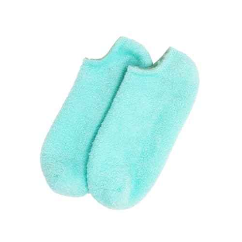 Barefoot Scientist Sleep On It Overnight Moisturizing Gel Socks, Nourish Your Feet (Teal)