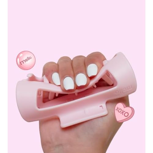 The Original Mello Hair Claw Clip Squishy Claw Clip (Pink, Medium) Made in Korea