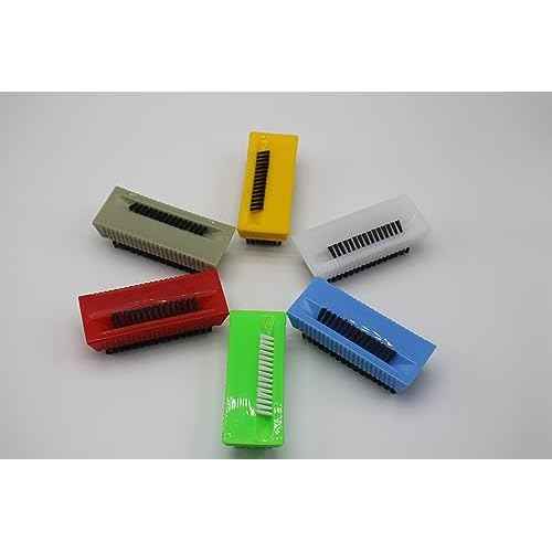 6 Pieces Hand Scrub Brushes for Cleaning Fingernail Nail Brush Soft for Men Non Disposable Scrub Brush Heavy Duty Plastic Cleaning Brushes for Hands Nail Cleaning (6 PCS)