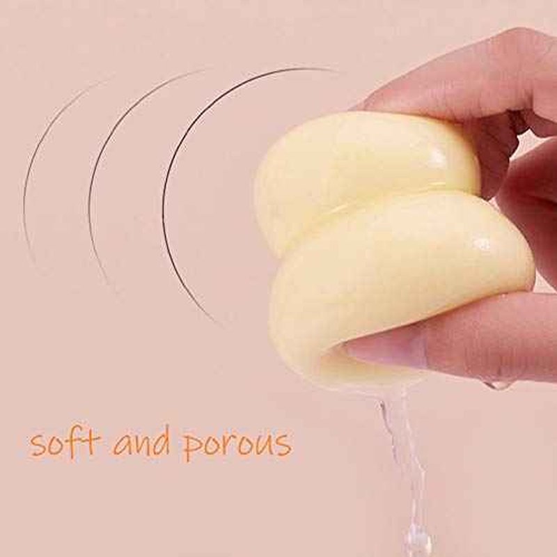 15 Pcs Makeup Sponges Set - 3 Shapes Beauty Blender Kit for Liquid, Cream & Powder Foundation, Concealer - Multi-Colored Soft Cosmetic Sponges (Pink/Nude/Purple/Green/Blue)