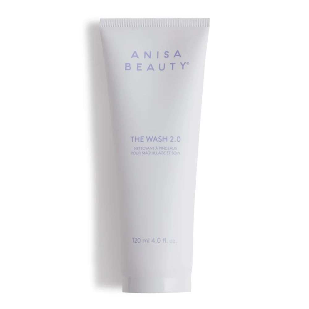 ANISA BEAUTY The Wash 2.0 – Gentle Foam Brush Cleanser for Deep Cleaning and Conditioning of Makeup Brushes – Removes Dirt, Oils, and Makeup Residue