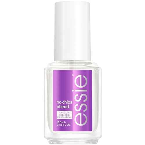 essie Nail Care, 8-Free Vegan, No Chips Ahead Top Coat, chip-resistant nail polish, 0.46 fl oz