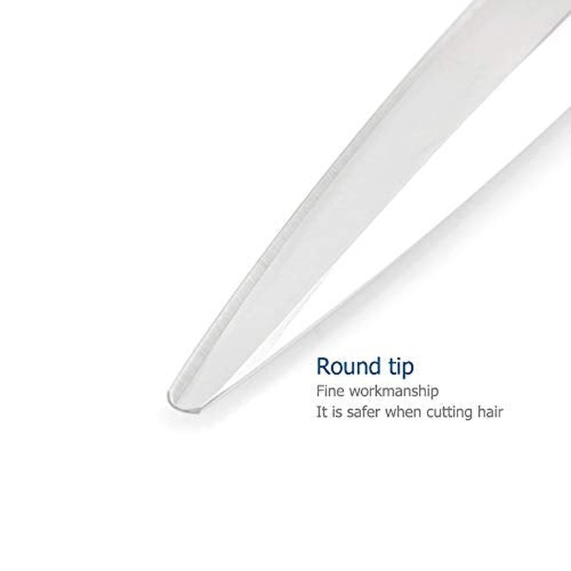 Barber Scissors 7" Professional Sliding Hair Scissors Willow Shape Sliding Hair Shears Professional Haircut Razor Edge 440c Barber Shears KINSARO for Hairdresser Barbershop or Home Use