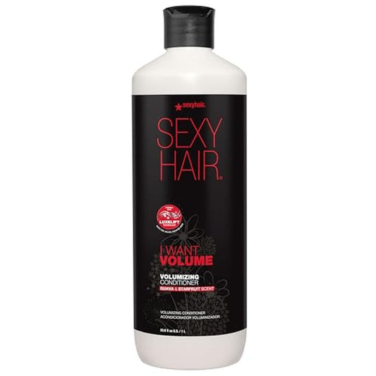 SexyHair I WANT VOLUME Shampoo/Conditioner | 10% More Volume | Lightweight Formula | All Hair Types*