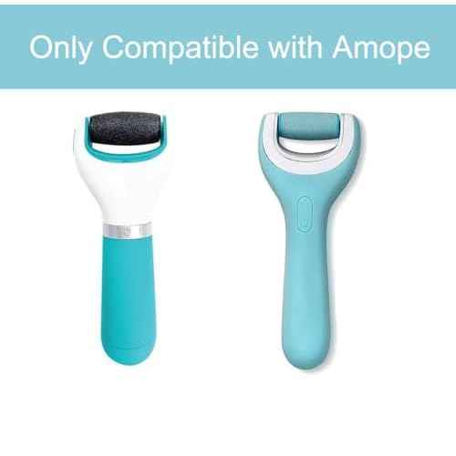 12 Extra Coarse Replacement Roller Refill Heads Compatible with Amope Pedi Refills Electronic Foot File