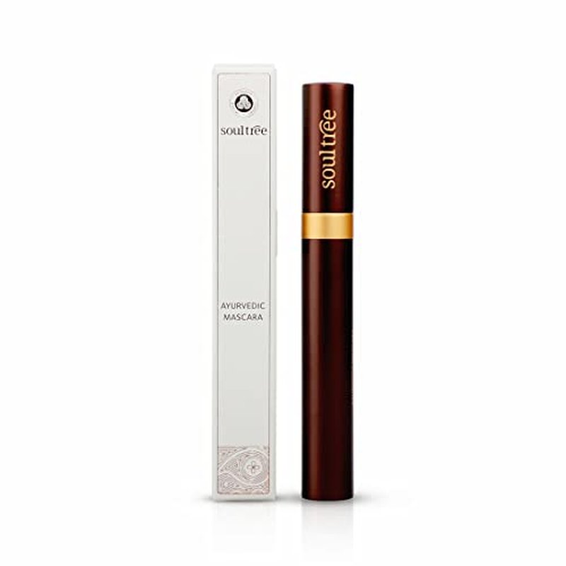 SoulTree Ayurvedic Mascara - Black Colour, 6gm