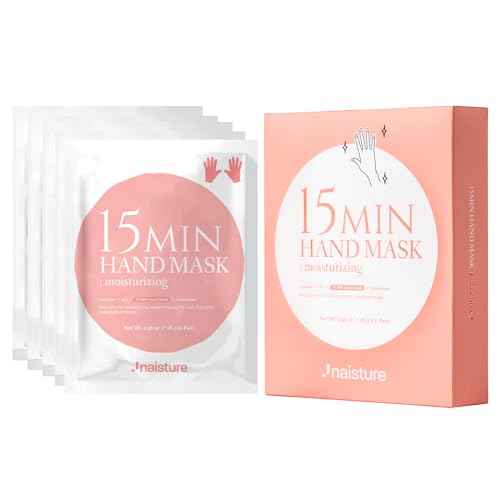 Naisture 15 Min Hand Glove Mask: A Moisturizing Treatment for Dry Hands & Cuticles (5 Ea)