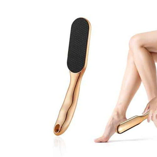 Nano Glass Foot File with Ergonomic Handle - Effective Callus and Dead Skin Remover, Foot Scrubber for Wet and Dry Use, Pedicure Tool for Smooth Feet Care