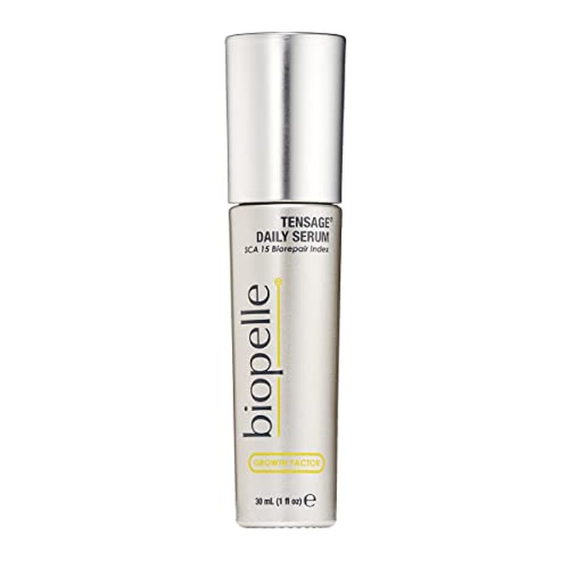 Biopelle Tensage Growth Factor Daily Facial Serum with SCA 15 Biorepair Index, Snail Mucin Serum for Face with Niacinamide, Hyaluronic Acid, and Antioxidants, 1 Oz