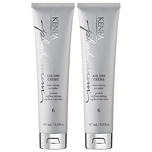 Platinum Air Dry Cr?me 6 | Time-Saving Air Styler | Enhances Natural Body | Tames Frizz With Delicate Hold | Natural, Product Free Finish | All Hair Types