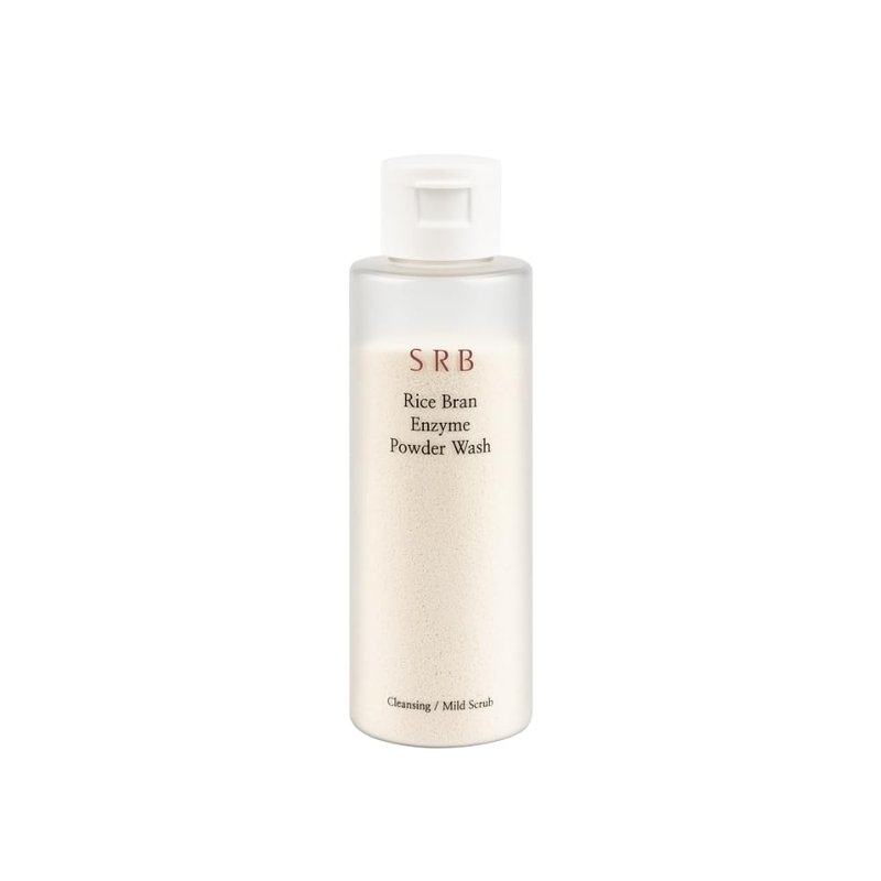 SRB Stabilized Rice Bran Enzyme Powder Wash - Exfoliating Face Wash with Enzymes for Sensitive and Acne Skin - Hydrating Collagen Rice Cleansing Powder (2.46oz)