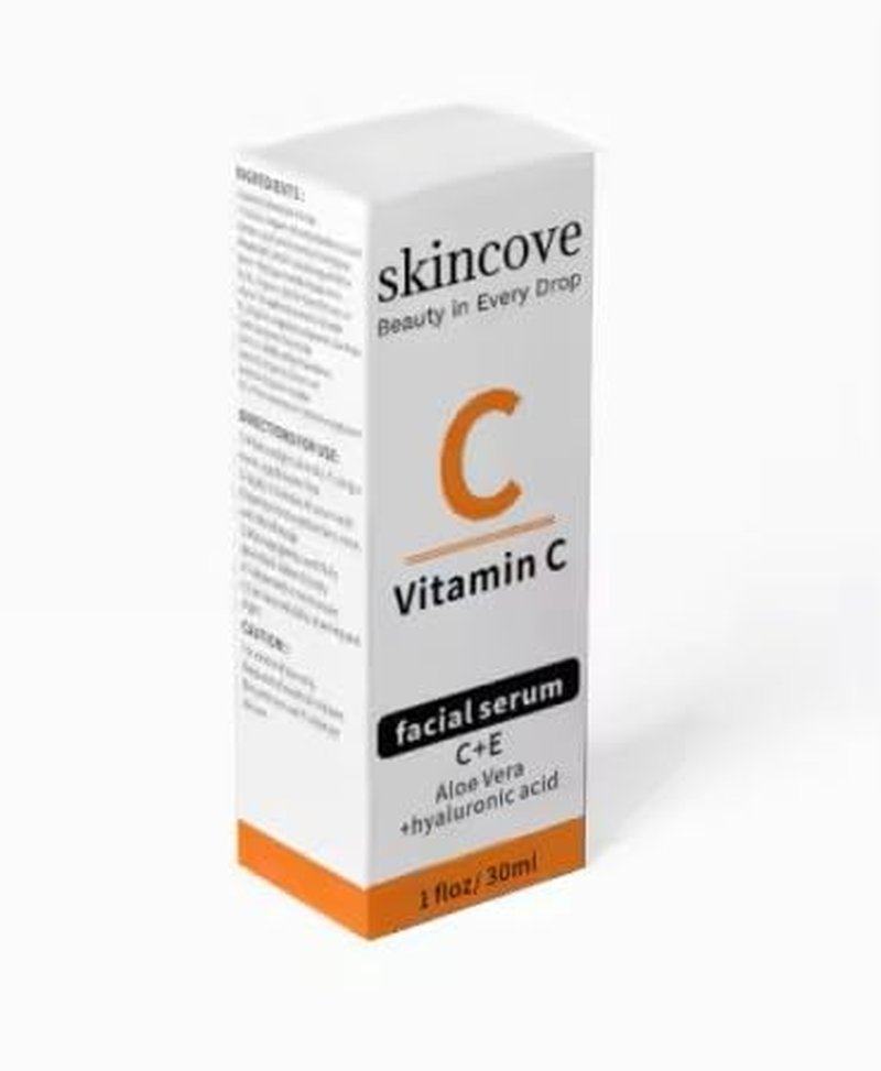 Skincove Vitamin C Serum - Anti-Aging Facial Serum with Hyaluronic Acid & Vitamin E | 1 Fl Oz for Even Skin Tone