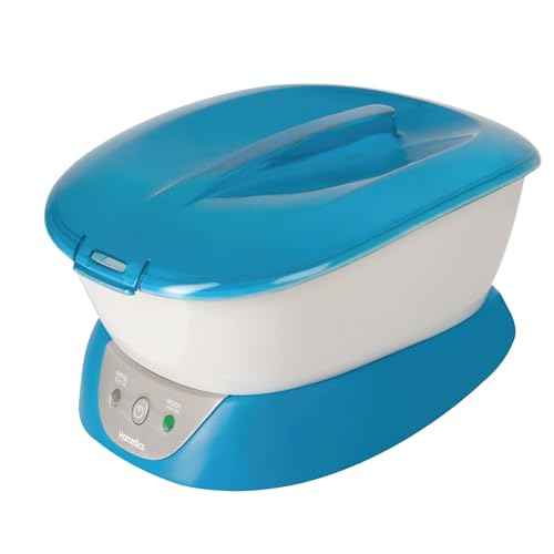 Homedics Paraffin Wax Machine for Hands - Hypoallergenic Hot Wax Hand Therapy Machine to Soothe and Moisturize Hands - Includes 3 Pounds of Wax and 20 Hand Liners