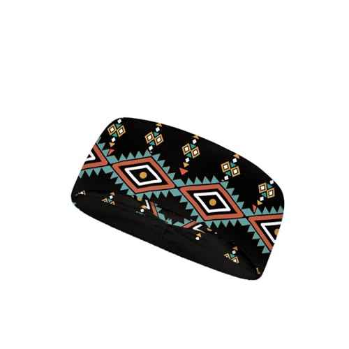 Aztec Headband Tribal Headband Native American Headband Aztec Sweat Bands Southwestern Headbands for Men Aztec Tribal Print