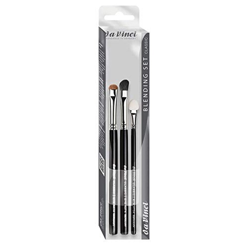 da Vinci BLENDING BRUSH SET / 3 pieces/with step-by-step instruction/handmade in germany, 0.0259999999999999 kg