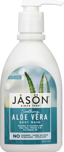 Aloe Vera Body Wash & Shower Gel - Soothing Formula for All Skin Types | 30 Oz (Pack of 2)