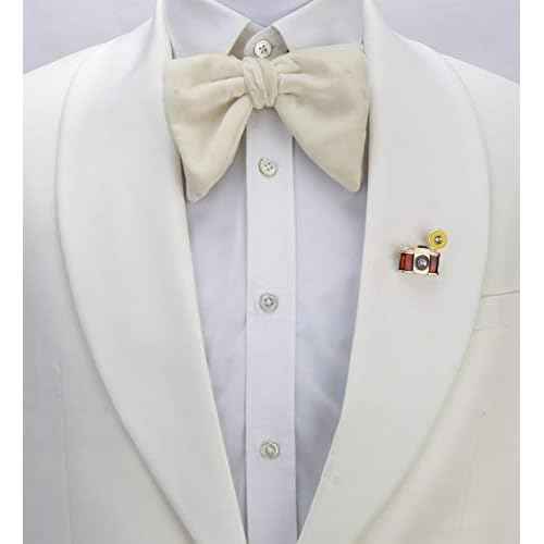 Knighthood Brooch Pin Retro Camera with Flash Bulb Photographers Lapel Pin Badge Coat Suit Jacket Wedding Gift Party Shirt Collar Lapel Pin Accessories for Men Women
