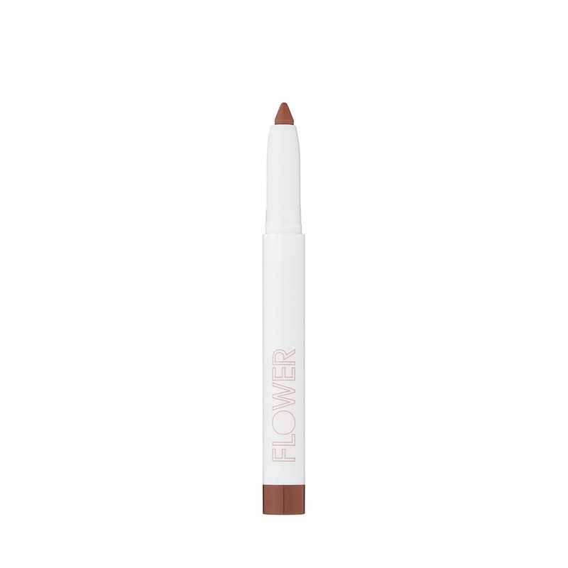 FLOWER BEAUTY By Drew Barrymore Scribble Stick Lip Liner + Eyeliner - Smooth Application + Blendable - 2-in-1 Lip + Eye Liner (Caramel)