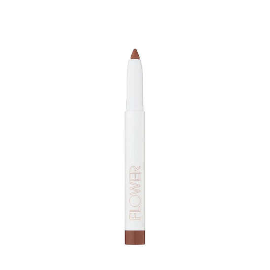 FLOWER BEAUTY By Drew Barrymore Scribble Stick Lip Liner + Eyeliner - Smooth Application + Blendable - 2-in-1 Lip + Eye Liner (Caramel)