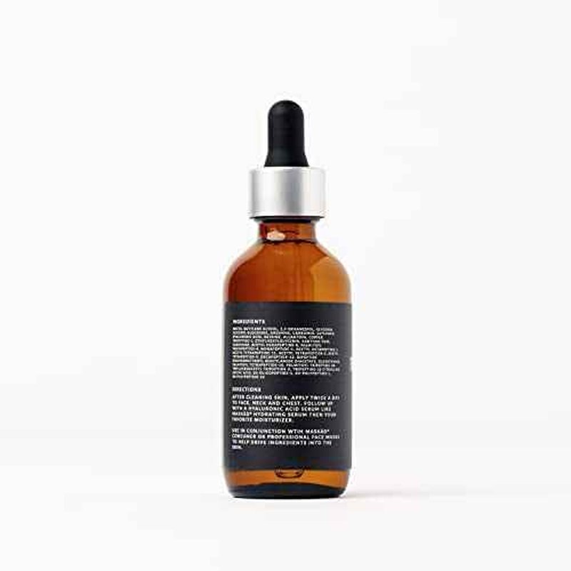 MASK?D¢ç Advanced Anti-Aging Multi-Peptide Enriched Facial Serum, Peptide Serum to Support Skin Appearance, Fine Lines, & Hydration, Collagen-Focused Care, Clean, Gentle Skin Care, Extra Large 2oz