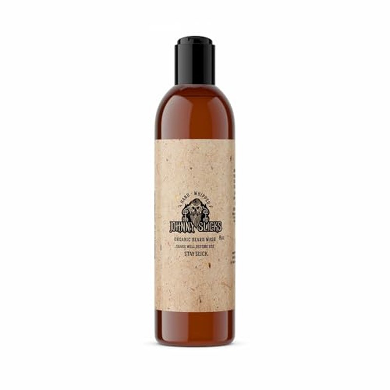 Johnny Slicks Thinning Hair Kit | Oil Based Pomade, Beard Oil & Beard Wash | 100% Organic, USA Made, Veteran Owned (Itch, Dandruff, Healthy Hair Growth, Grooming), Rugged Scent
