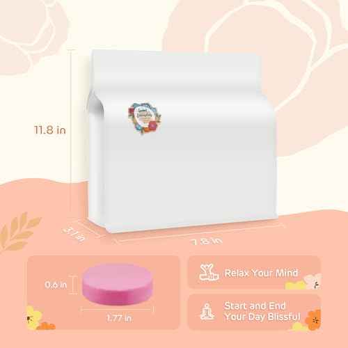 Shower Steamers Multi-Quantity Packed (45PCS) Women/Men Gift Set?Lavender, Verbena, Eucalyptus Aromatic Shower Bombs, Individually Wrapped Tablets for Mother's Day & Anniversaries