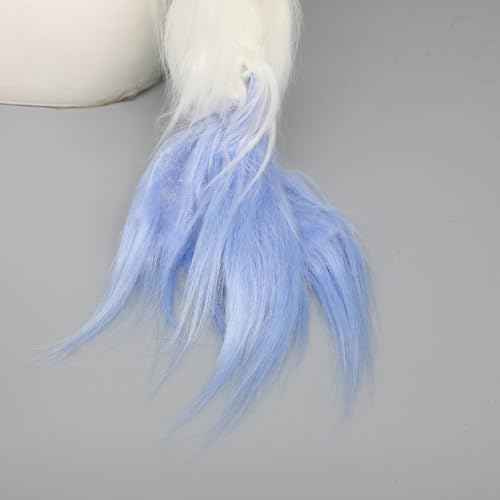 Handmade Fursuit Fur Cat Ears Headwear Plush Warm Hat Costume Party Head Accessories for Halloween