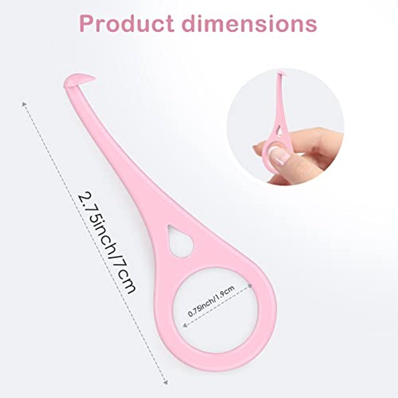 ARGOMAX - Aligner Removal Tool, 50 Invisible Braces Removal Tools, Retainer Remover Tool, Suitable for Removing Braces, Trays, Retainers, Dentures and Aligners(Pink).