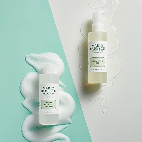 Mario Badescu Double Cleansing Skincare Bundle | Cleansing Oil & Foaming Cleanser for All Skin Types