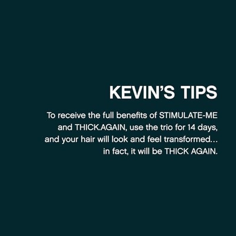 KEVIN.MURPHY THICK.AGAIN - Hair Treatment for Men - For Fine or Thinning Hair - Hair Thickening - Heat Protection - Thickness for Body & Bounce - 100 mL / 3.4 fl oz