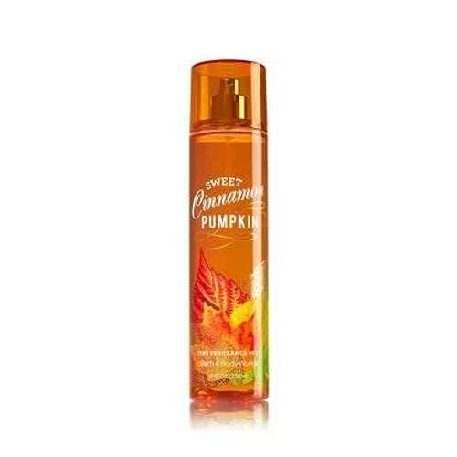 Bath & Body Works Sweet Cinnamon Pumpkin Signature Collection Fragrance Mist 8 Fl Oz (Sweet Cinnamon Pumpkin)