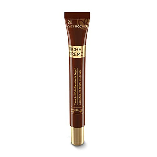 Yves Rocher Eye Cream Riche Cr?me Comforting Anti-wrinkle with precious oils, for Mature Skin + Dry skin, 14 ml tube