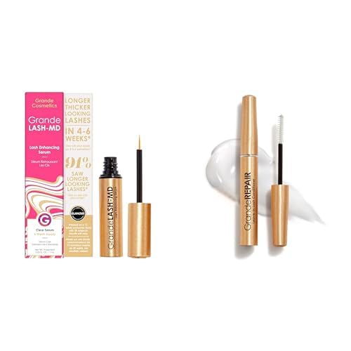 GrandeLASH-MD Eyelash Serum - Boost Length & Volume | 1ML with GrandeREPAIR Included