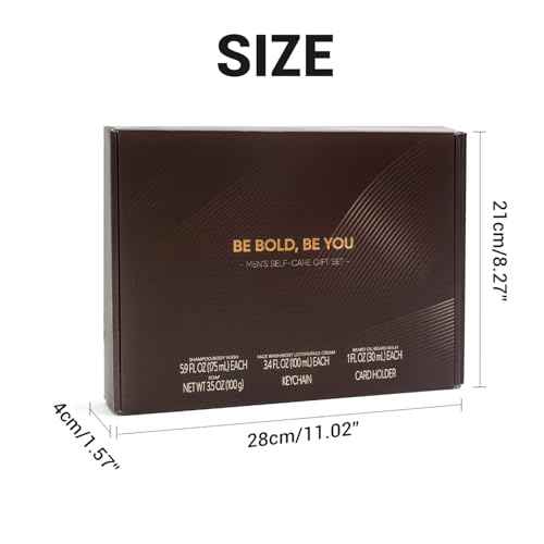 Rinse & Robust Beard Kit for Men, Sandalwood Beard Care Kit for Him Beard Oil Gift Baskets, Body Lotion, Beard Balm, Body Wash, Christmas Gifts for Men Dad Boyfriend Husband Valentines Birthday