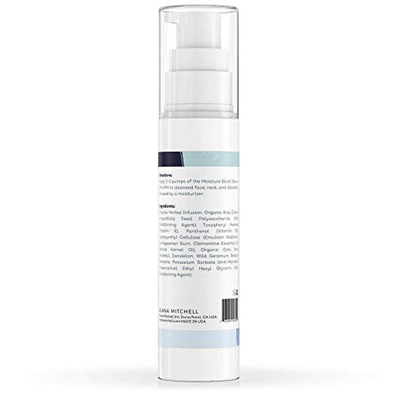 Alana Mitchell Hyaluronic Acid Serum for Face - Moisture Boost Anti Aging Serum - Face Serum to Fight Wrinkles & Fine Lines - Hydrating Serum Face Moisturizer for Sensitive, Dry & Combo Skin (2 oz)