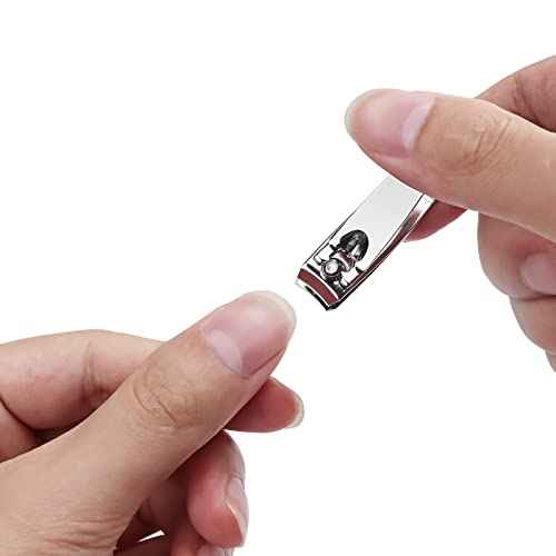 50 Pack Stainless Steel Nail Clippers Bulk, Bulk Nail Clippers for Homeless Individually Wrapped, for Homeless,Shelter, Air Bnb, Hotel (50 PCS)