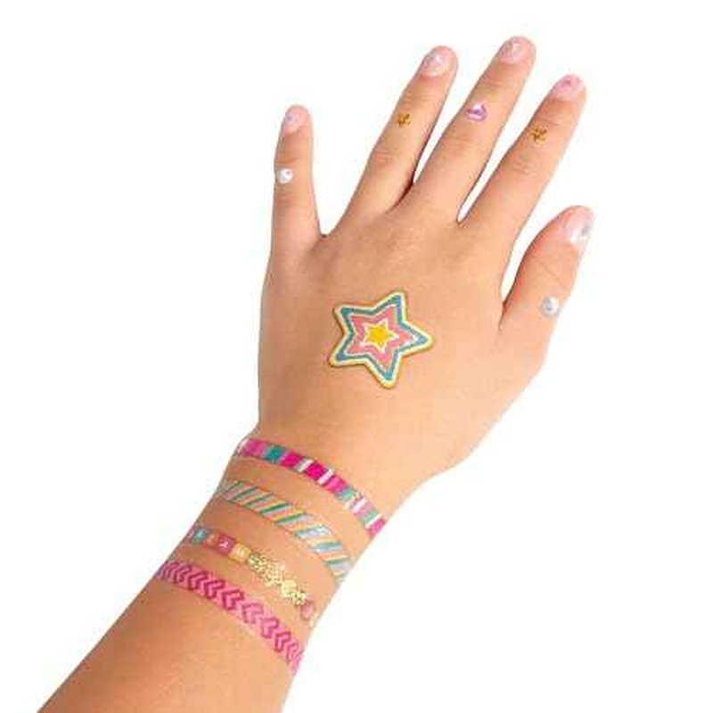 Make It Real: Bejeweled Cosmetic Activity Book - Dazzling Body Decoration & Nail Glam Art, Gems-Stickers-Wraps-Temporary Tattoos, Tweens-Girls-Kids 8+