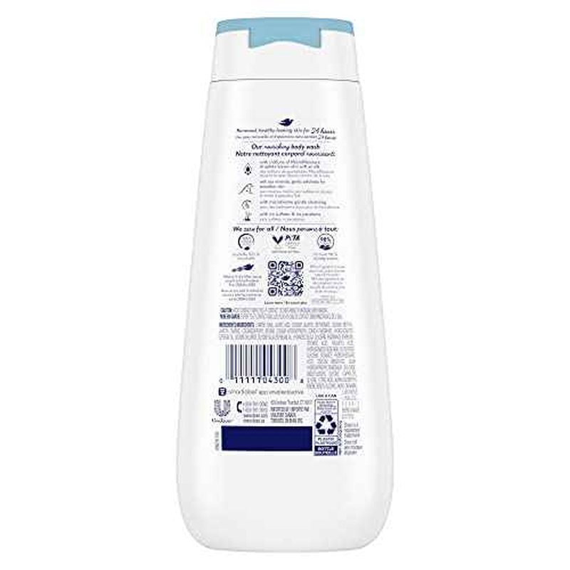 Dove Gentle Exfoliating Body Wash for renewed, Healthy-Looking Skin Sea Minerals Gentle Body exfoliator nourishes and revives Skin 325 ml