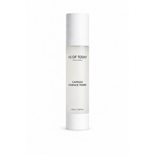 AS OF TODAY Capsule Essence Toner | Hydration, Soothing, Skin Barrier & Even Tone | With Niacinamide, Jojoba Oil Capsules, Scutellaria & D-Panthenol | Clean Beauty