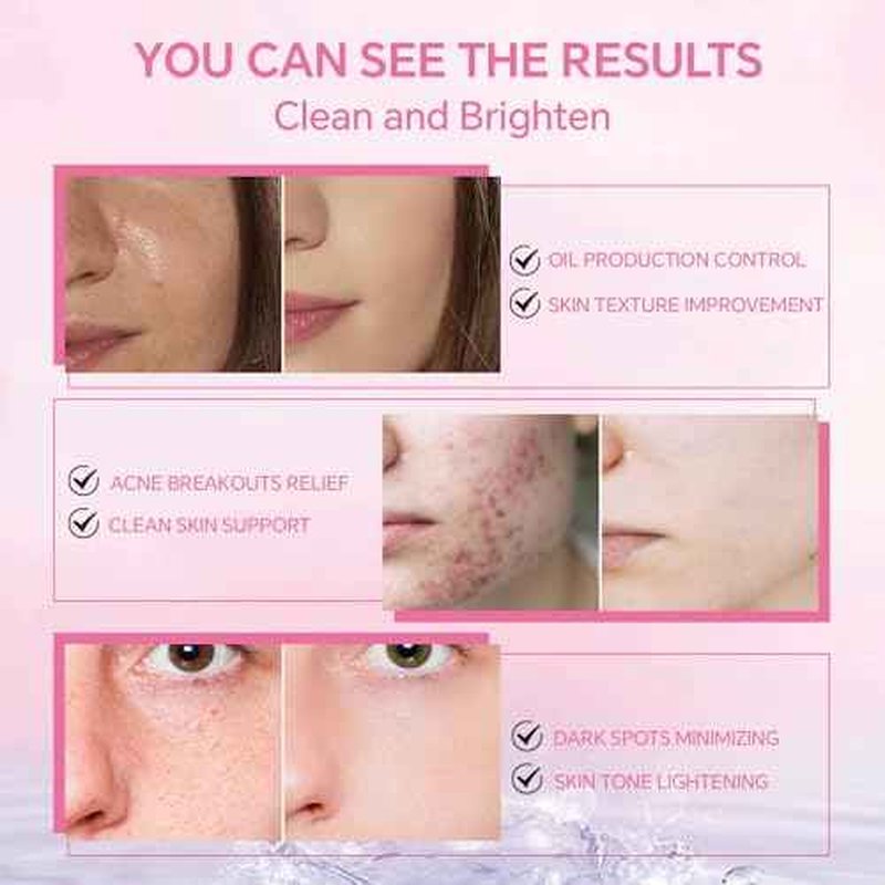 Glycolic Acid Pads for Face, Exfoliating Pads for Facial Radiance with Salicylic Acid, 50 Count