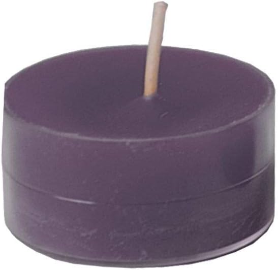 Morning Breeze Scented Tealights - Spaas 24 Clear Cup Candles, 4.5 Hour Burn Time