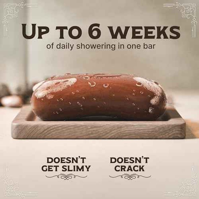 Body Wash Castile Soap Bar for Sensitive Skin ? Long Lasting Natural Bar Soap for Men w/Olive Oil and Cocoa Butter - Vegan Tobacco Vanilla Scented by Carolina Castile, 5 oz Each